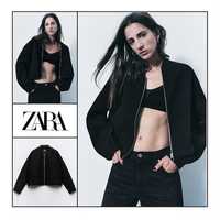 Куртка бомбер M-L Zara нова колекція стильна весняна м'яка жіноча