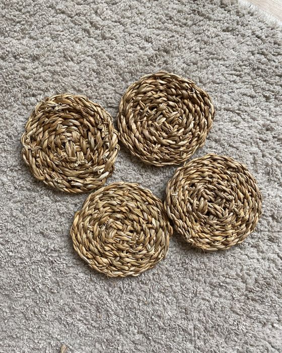 Підставка під чашку, серверувальна серветка, джут