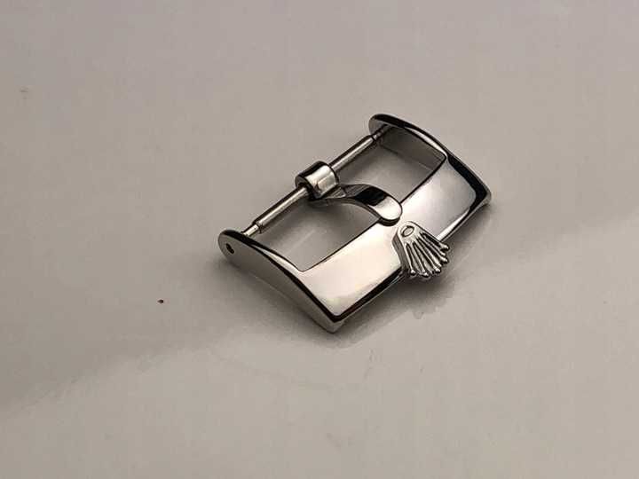 Klamra zapięcie do paska zegarka Rolex 16mm 18mm 20mm połysk stal 316L