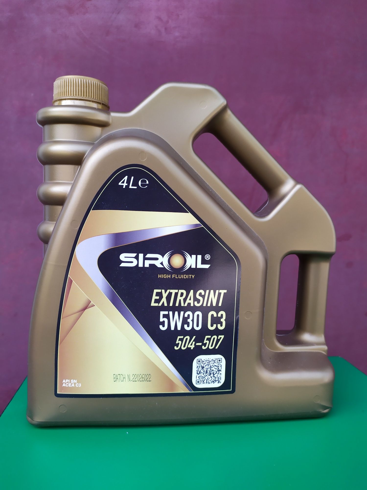 Продам масло 5w30 SIROIL extrasint