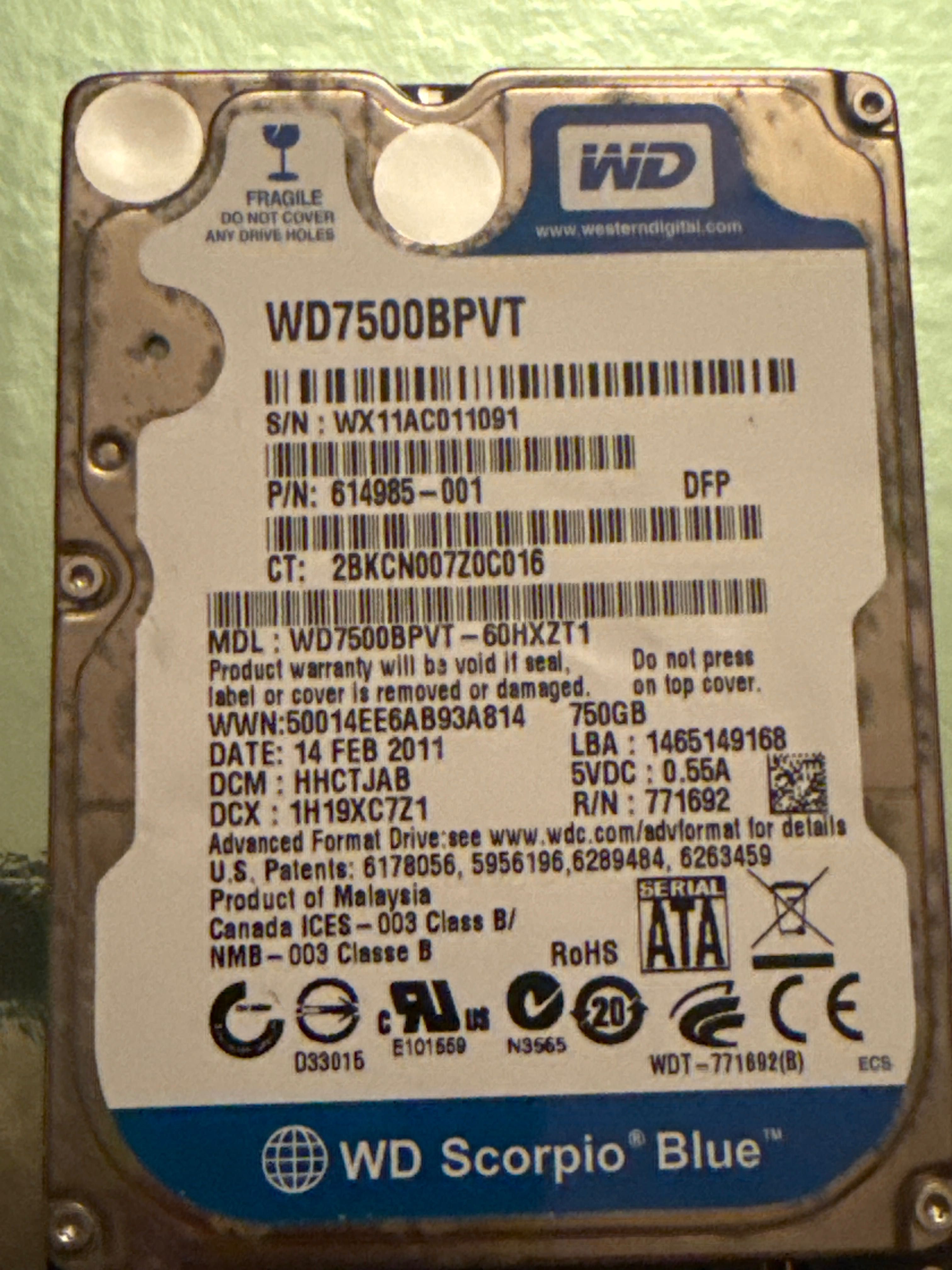Жорсткий диск Western Digital