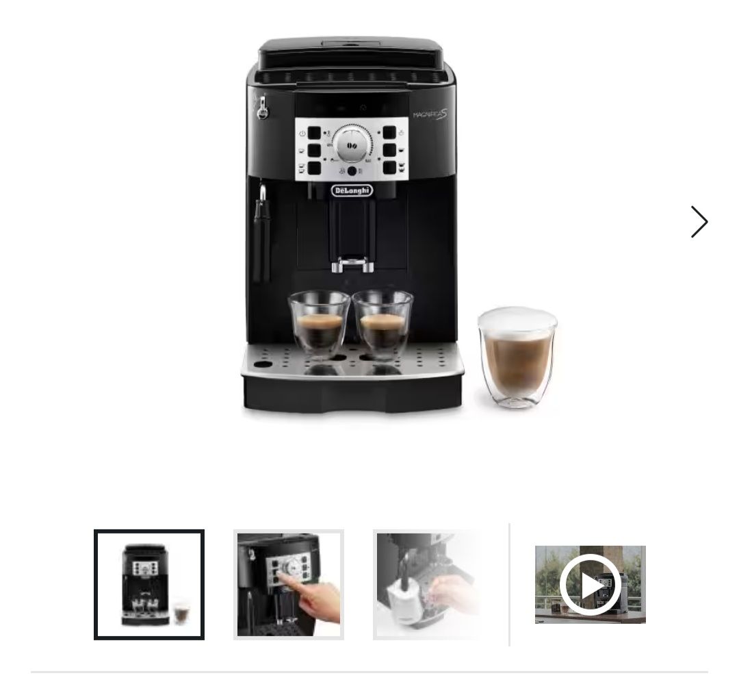 Uma máquina de café automática apelativa