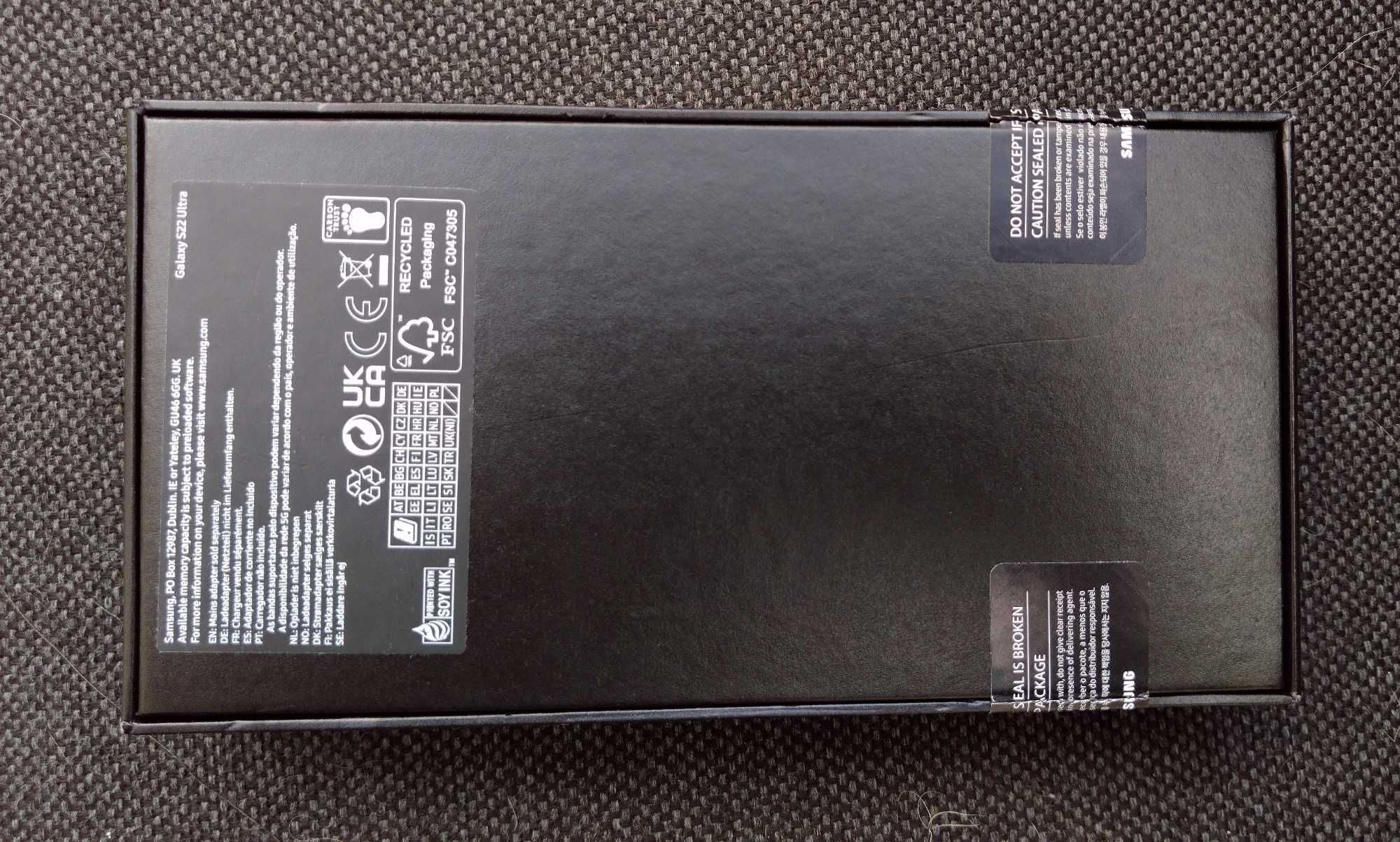 Samsung Galaxy S22 Ultra Phantom White. SM-908B/DS