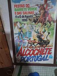 Poster vintage cartaz Alcochete 1990