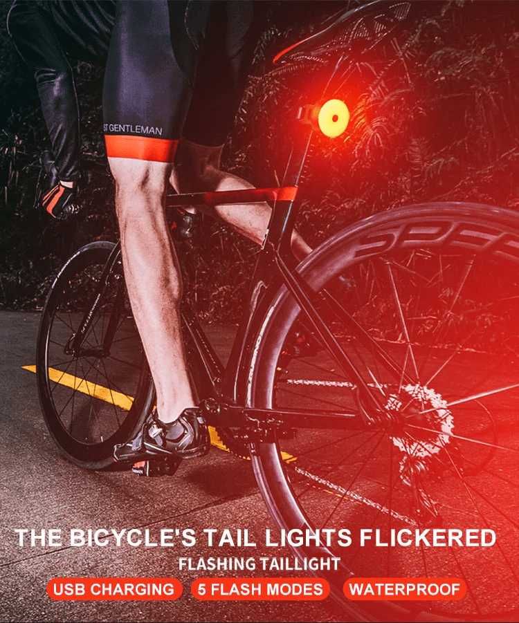 Задний фонарь водонепроницаемый West Biking, велофара велофонарик
