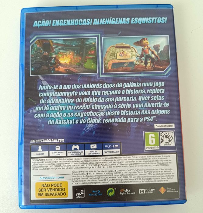 Jogo PS4 - Ratchet & Clank
