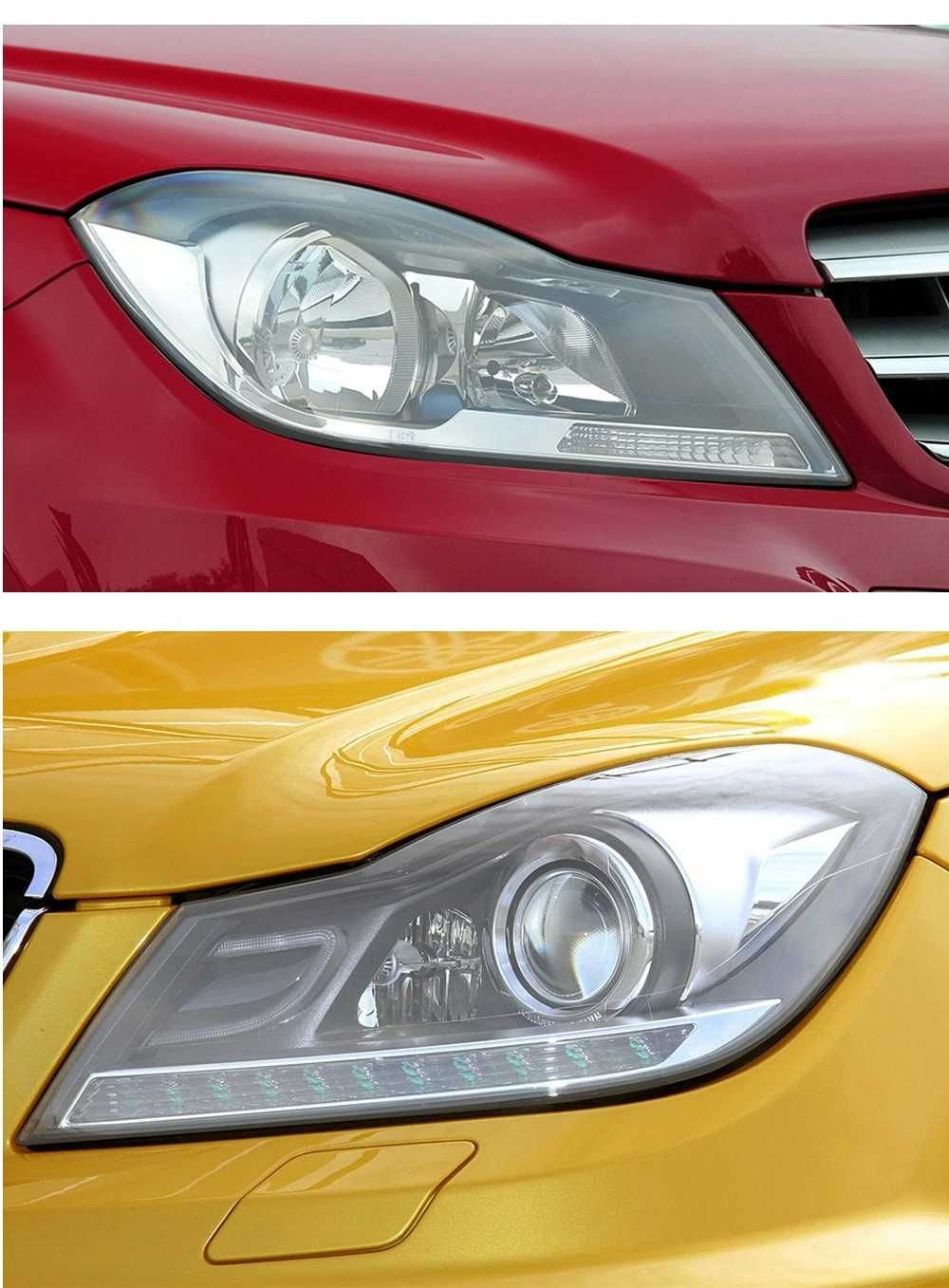 Пленка для фар для Mercedes Benz C Class W204 2011-2014