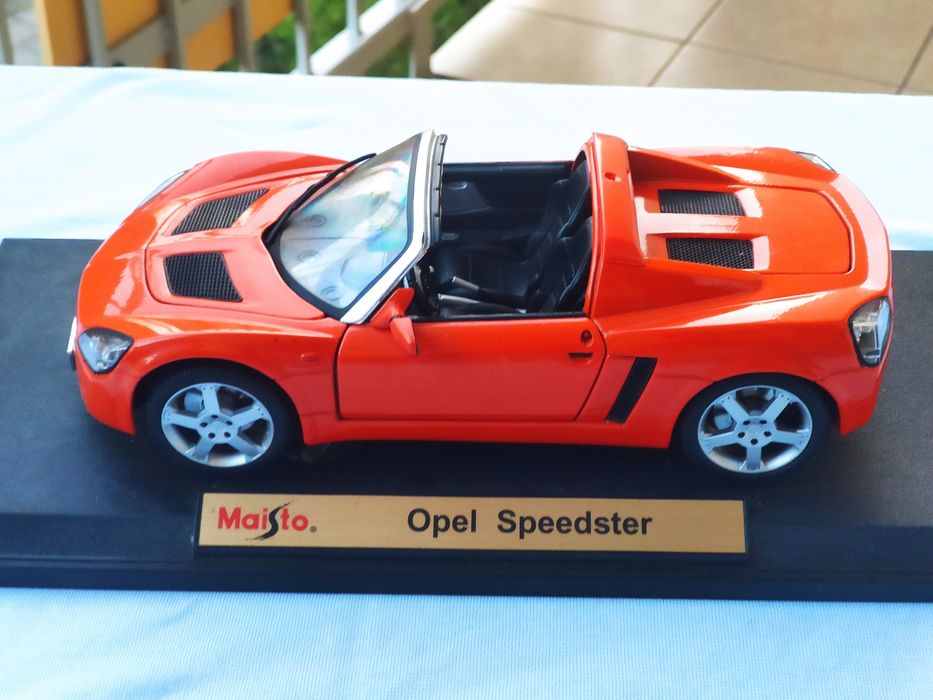 Opel Speedster Model Maisto Podstawa Kolekcjonerski