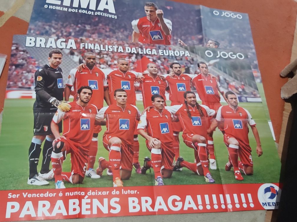 Poster FC Braga finalista liga Europa