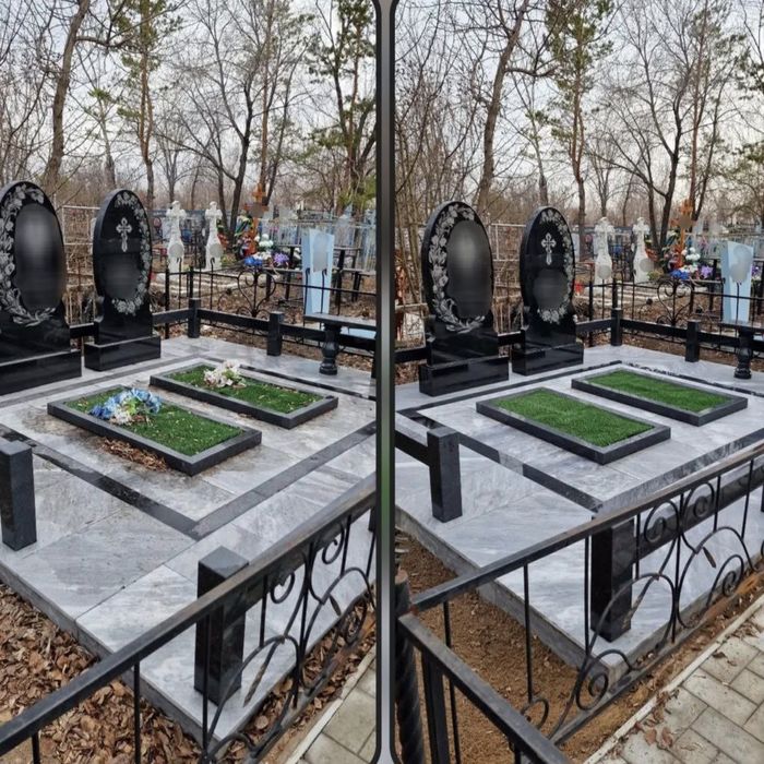 Чистка и украшение могил, фотоотчёт после работы Днепр