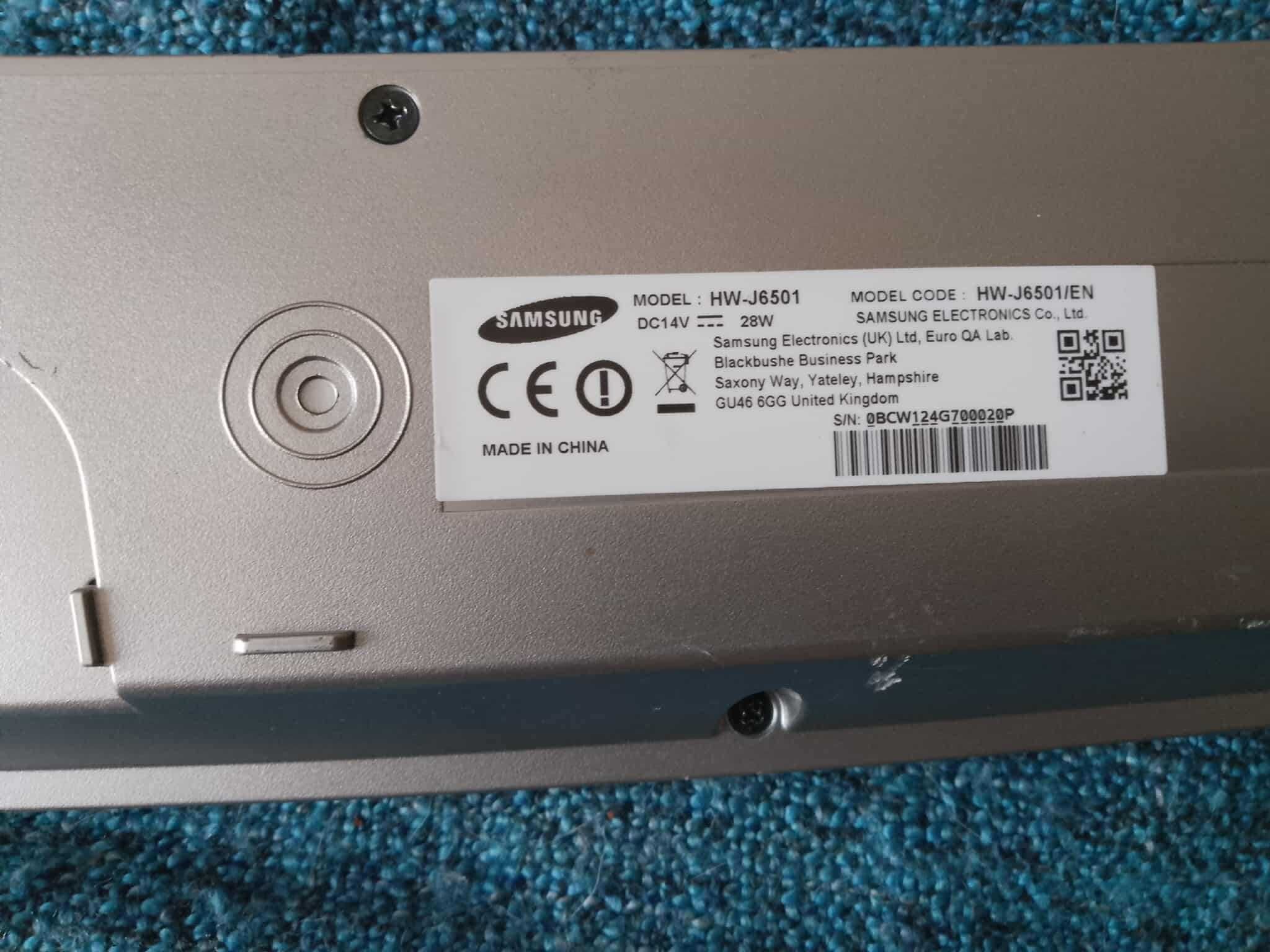 soundbar samsung hwj 6501