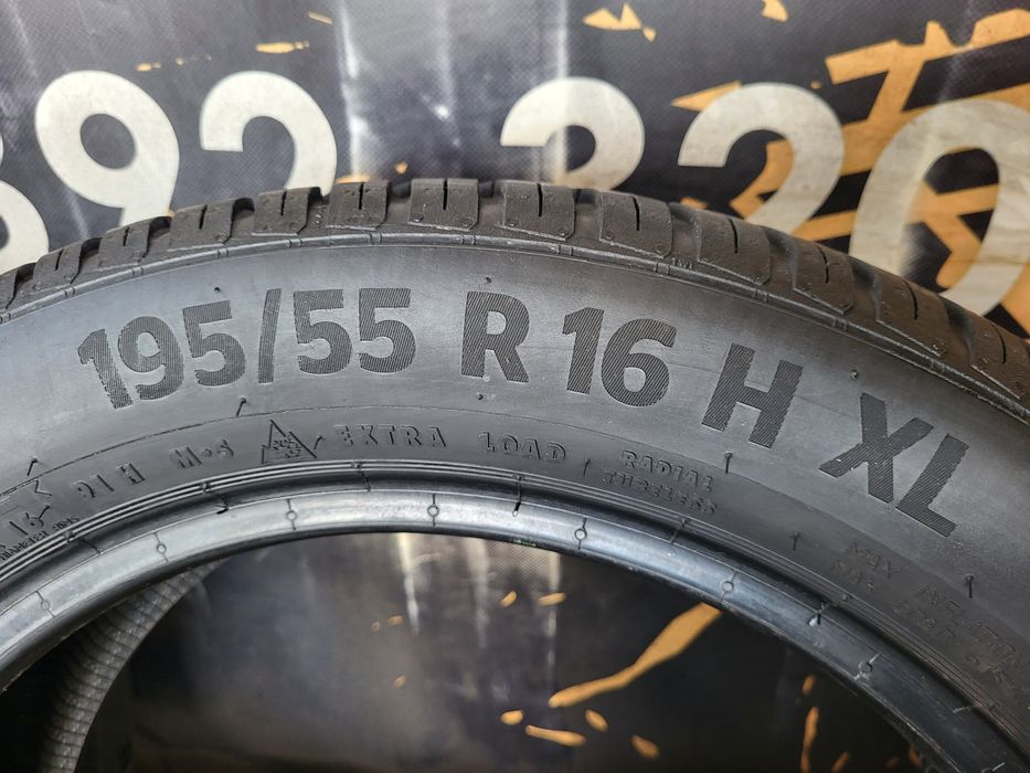 Opony wielosezonowe 195/55/16 Continental 7mm