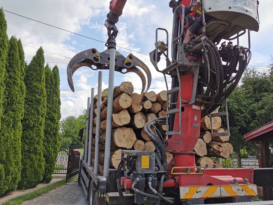 Drewno Opałowe Kominkowe Buk Grab Sezonowany Transport