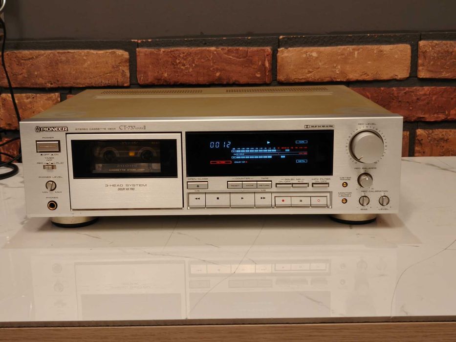 PIONEER CT-737 MARK II Rzadki magnetofon kasetowy