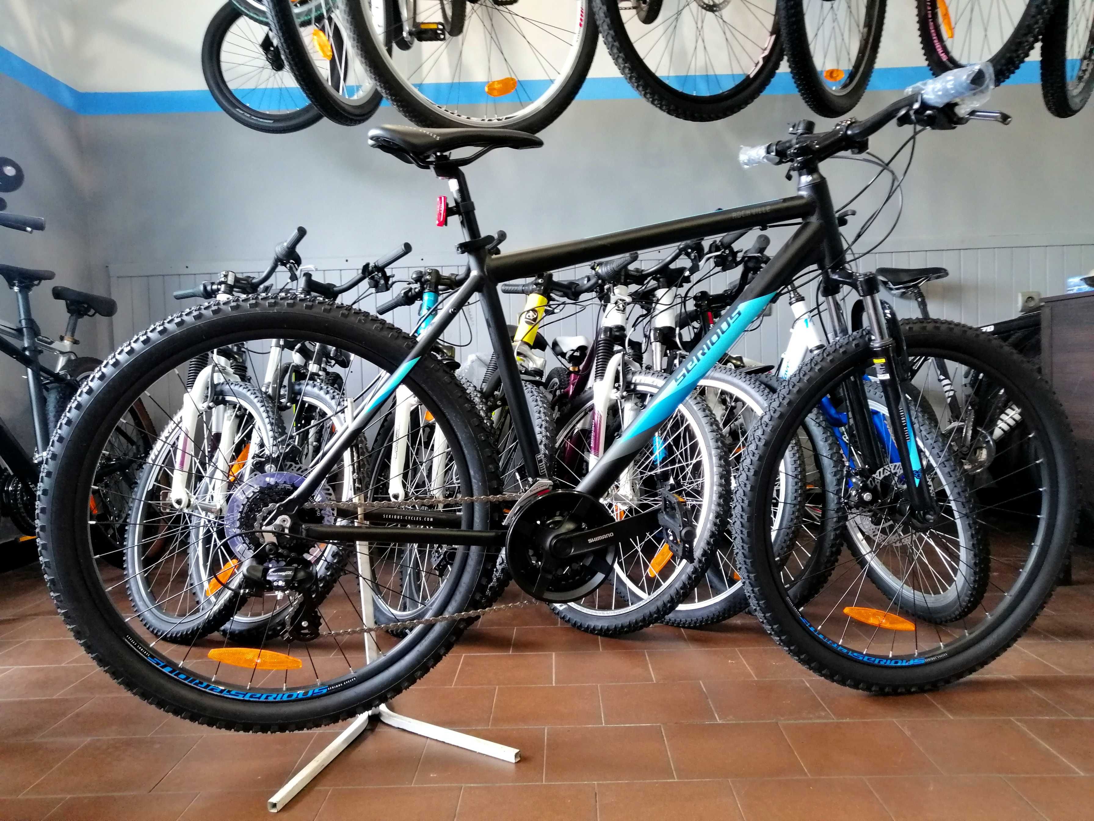 POWYSTAWOWY SERIOUS ROCKVILLE DISC Roz 20" Hamulce Tarczowe Koła 27,5!