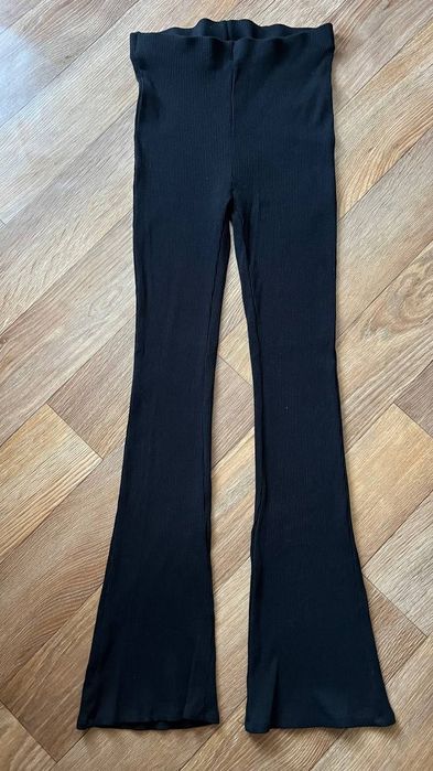 Жіночі лосини кльош в рубчик H&M