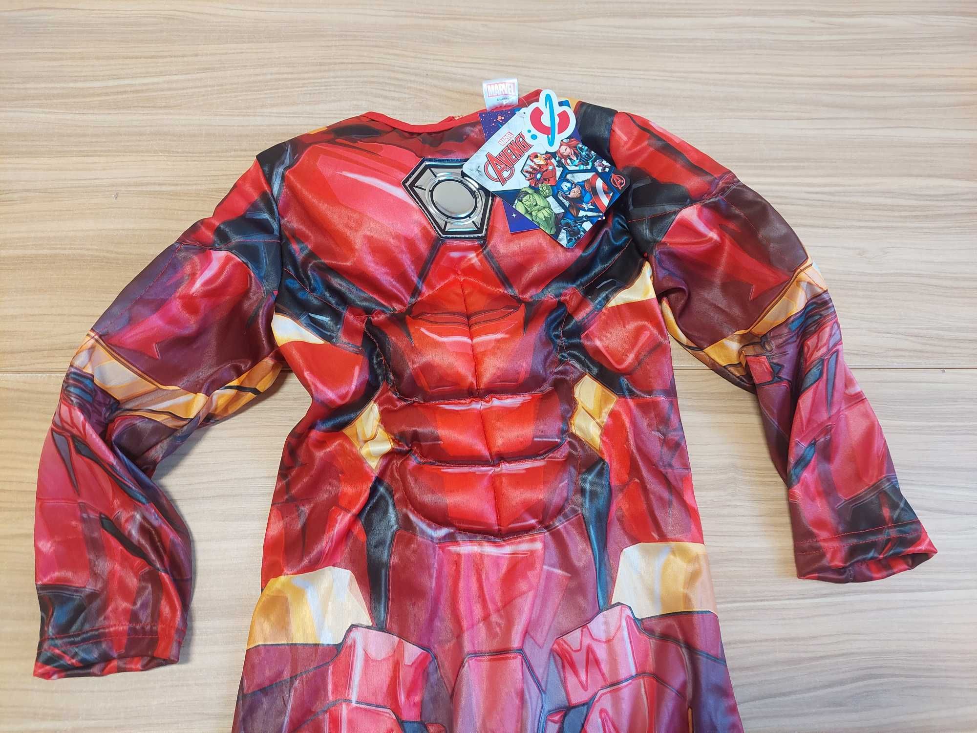 Marvel Kostium dla chłopca Iron Man strój przebranie rozmiar 116 cm