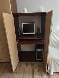 Biurko - szafka na komputer - sekretarzyk