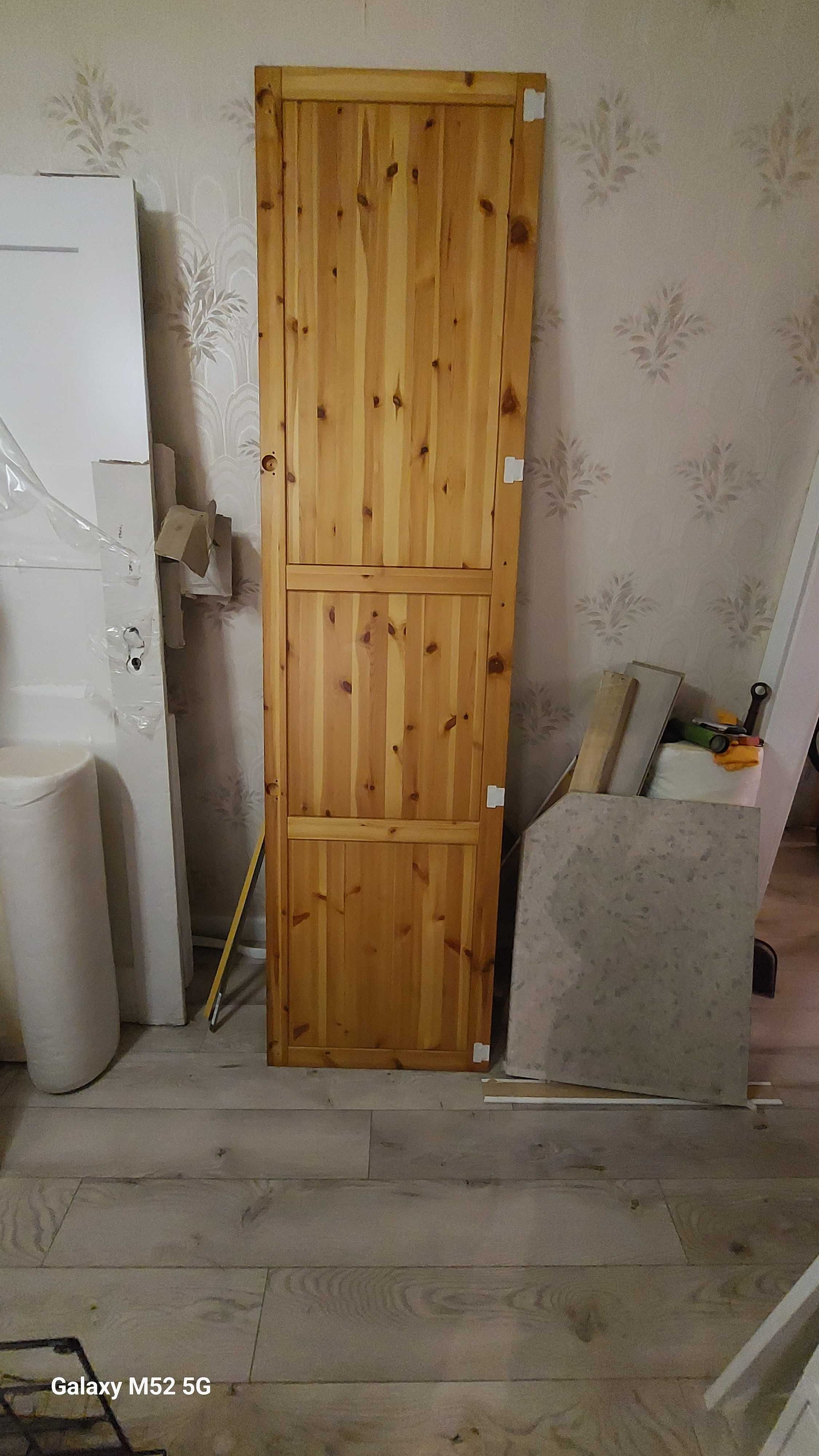 Drzwi od szafy IKEA, jak nowy, naturalne drewno