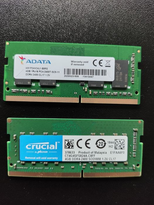 8GB (2x 4GB) DDR4 2400 SODIMM