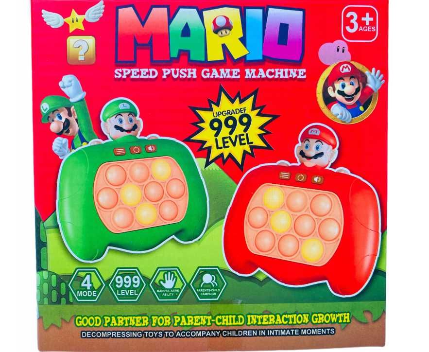 Super Mario Gra Pop It PopIt Puzzle Game Konsola Push Luiji Luigi