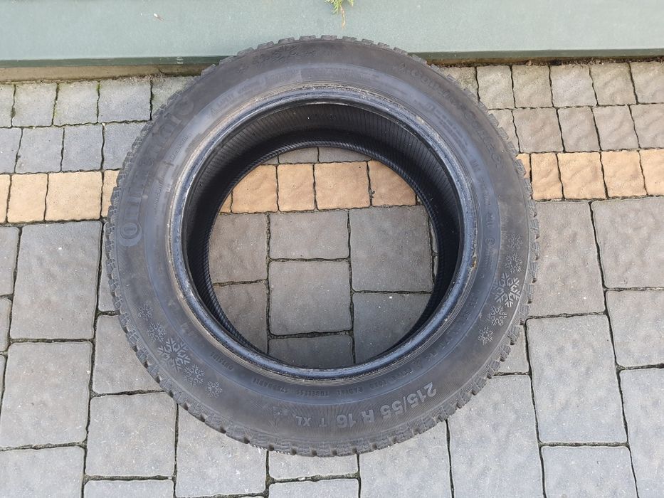 Зимова гума (резина)  Continental 215/55/16 поштучно,запаска