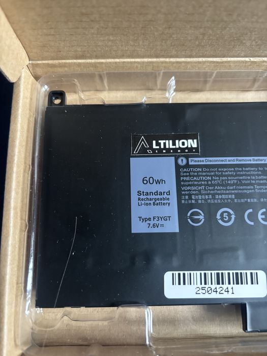 Bateria do laptopa Dell F3YGT Altilion, Nowa do Latitude 7280 7XXX
