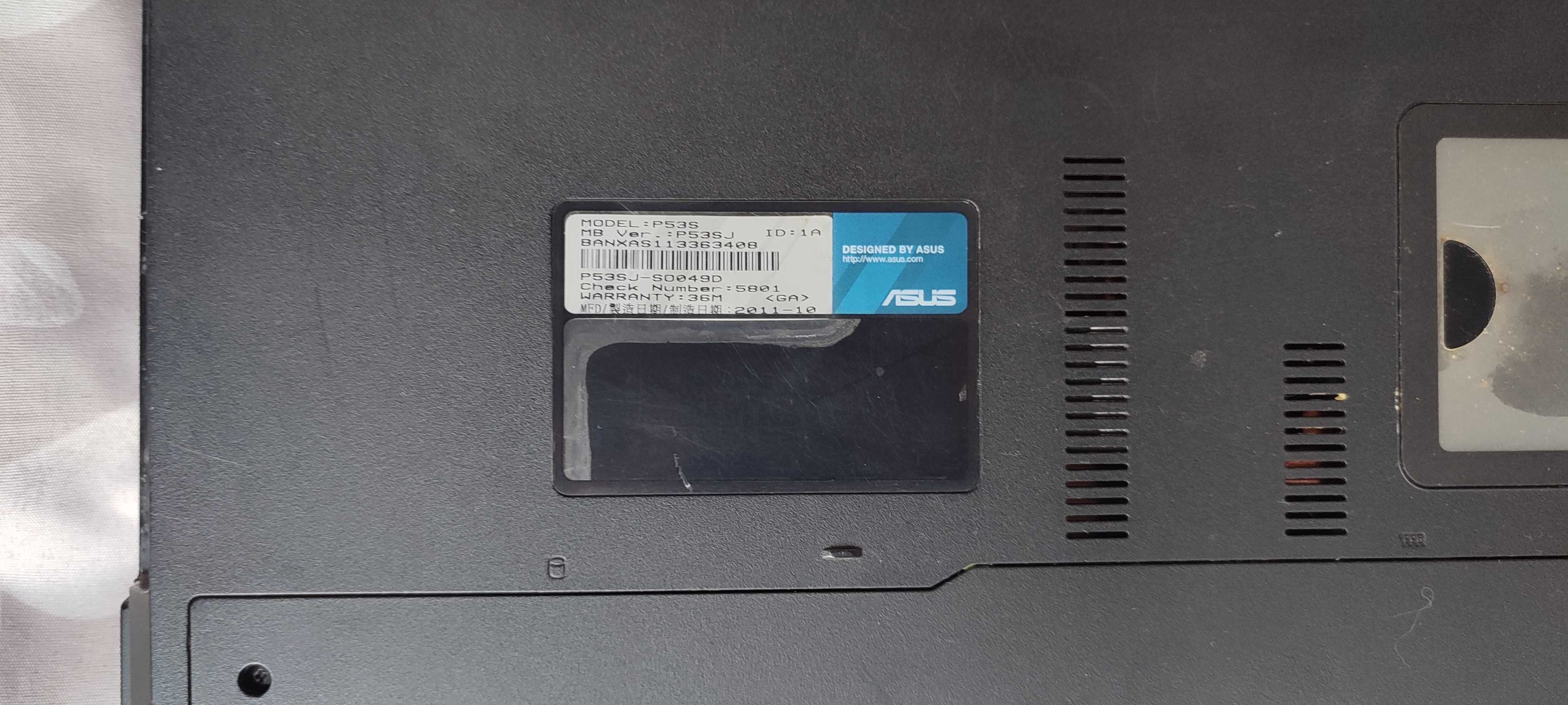 ASUS PRO P53SJ (K53SV) під відновлення.