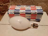 Lampa rtęciowa Tungsram HgLI 400W E40 żarówka stara biała duża