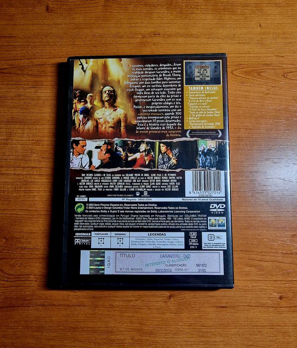 CARANDIRU - Um massacre que comoveu o mundo /CINEMA BRASILEIRO