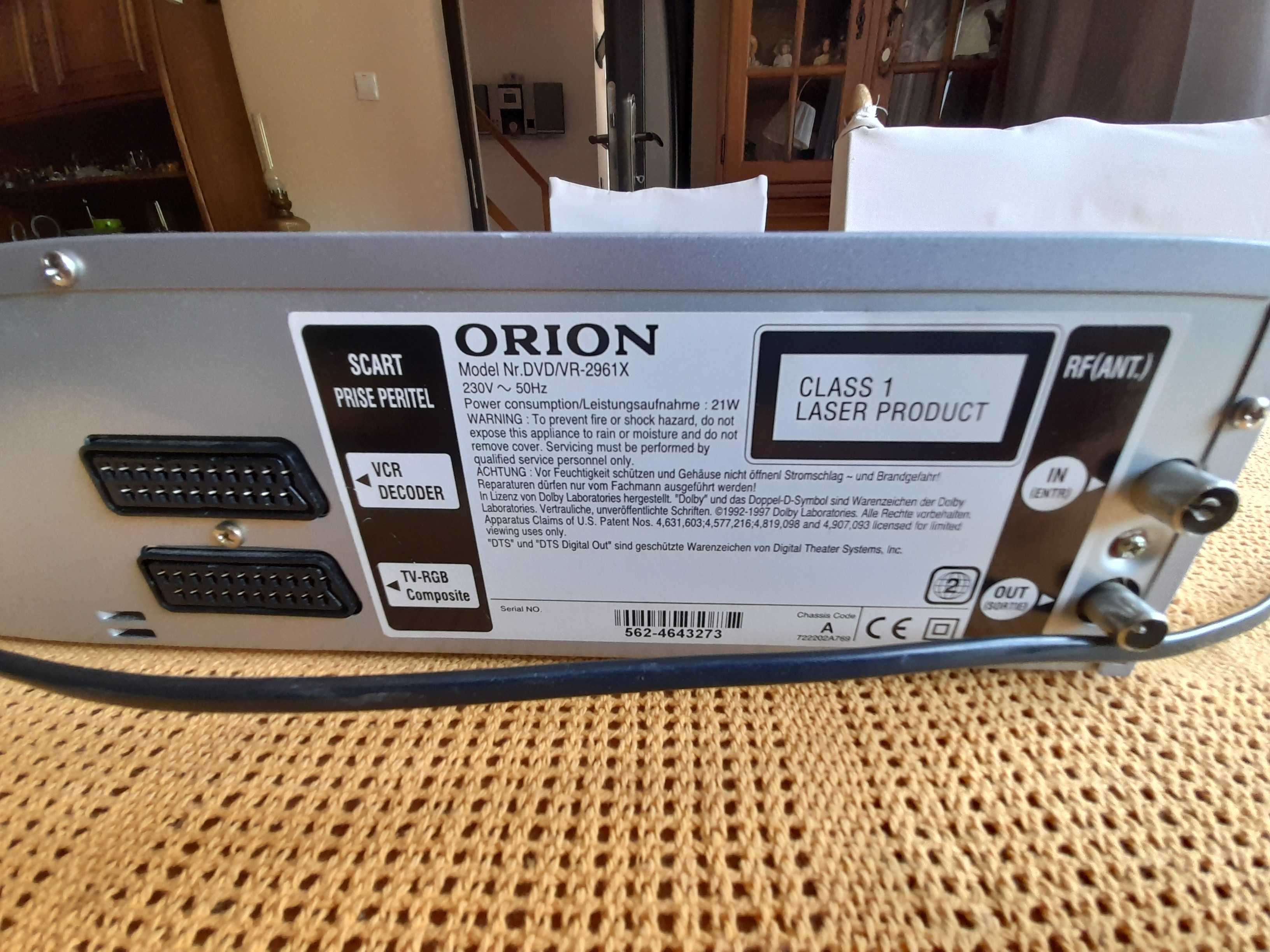 Combo Orion model DVD/VR 2961 x