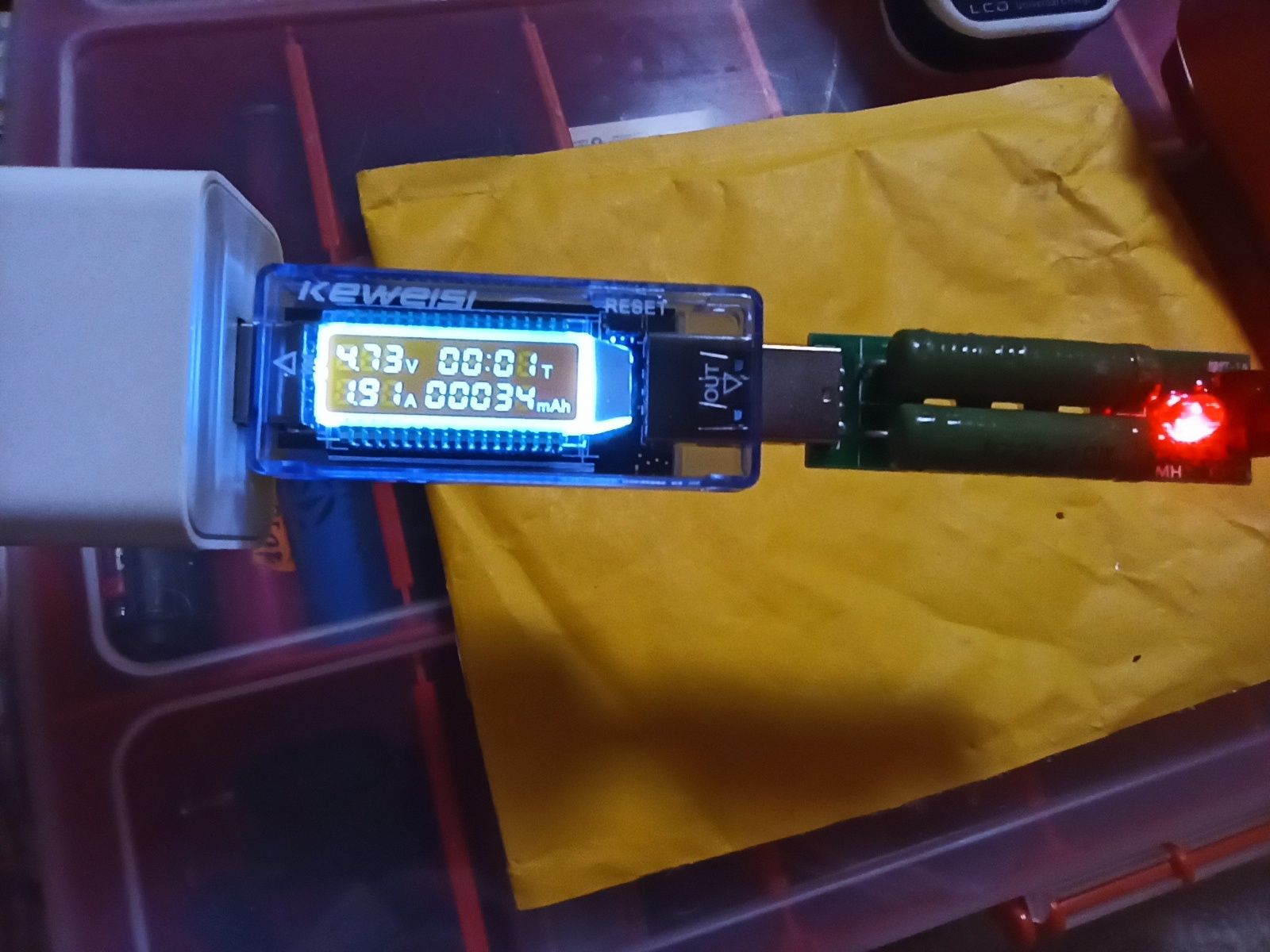 Нагрузочный резистор USB, нагрузка для тестера 1А/2А