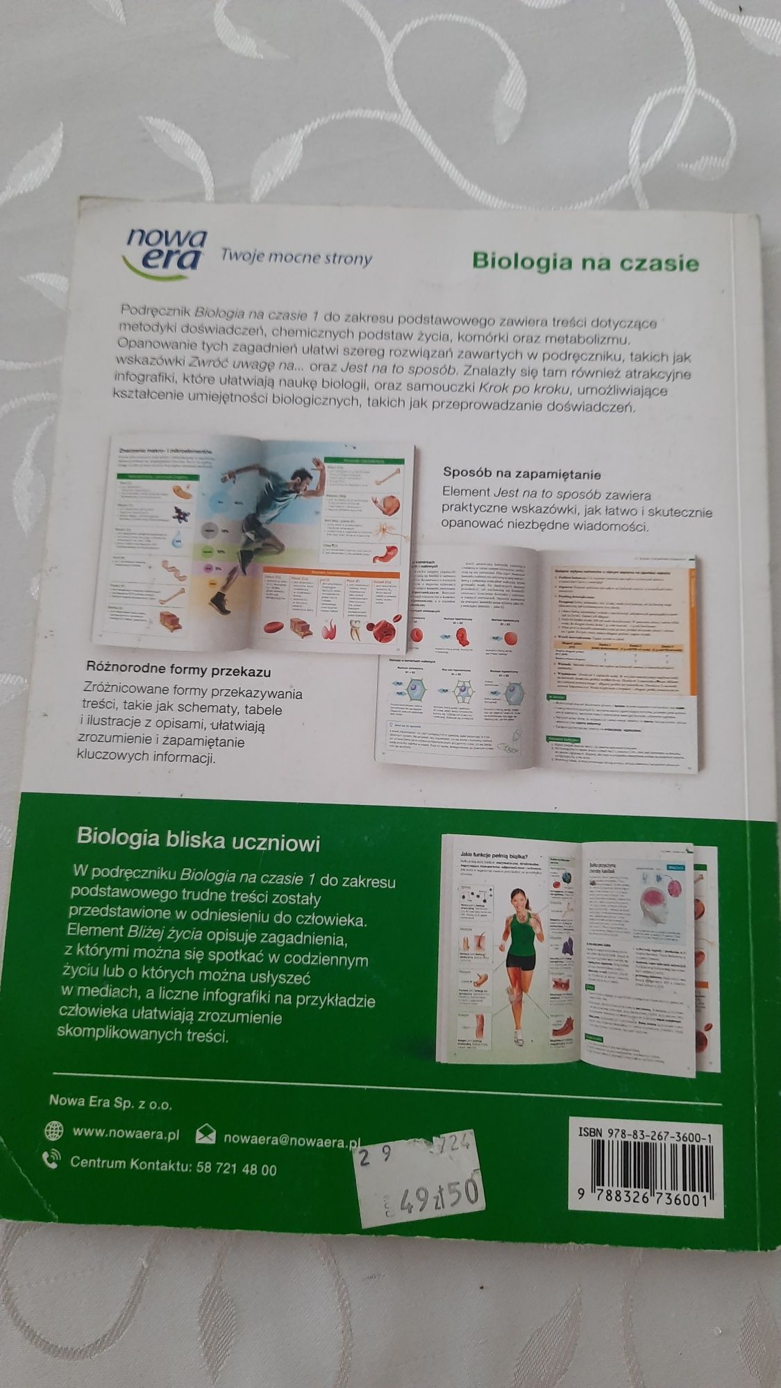 Biologia na czasie 1 podręcznik