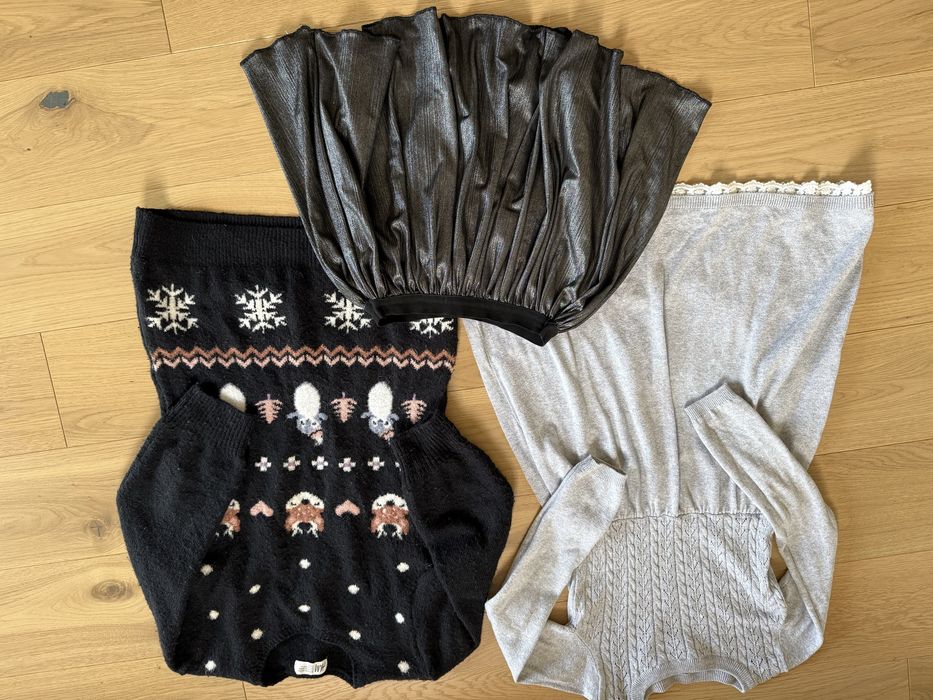 Sukienki 116, spódnica 128