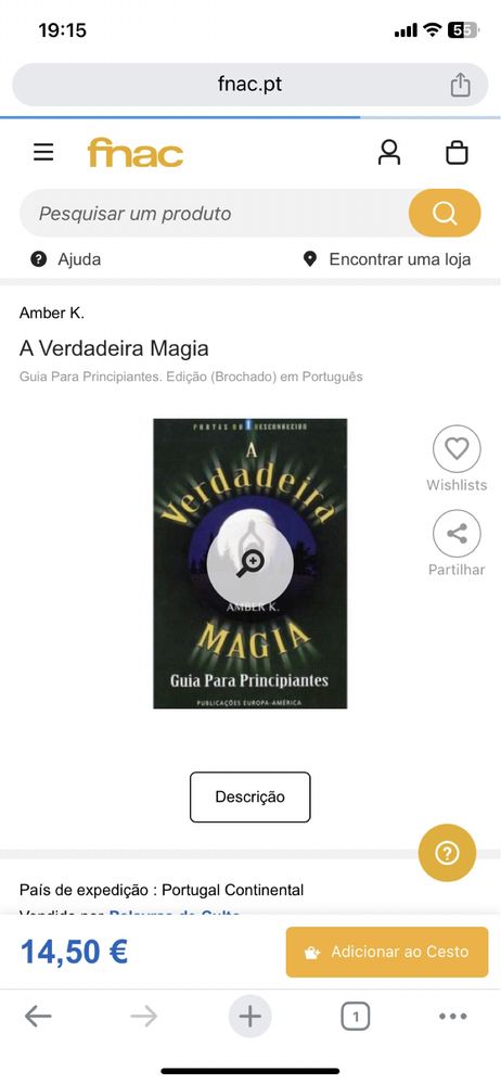 A verdadeira magia  livro novo