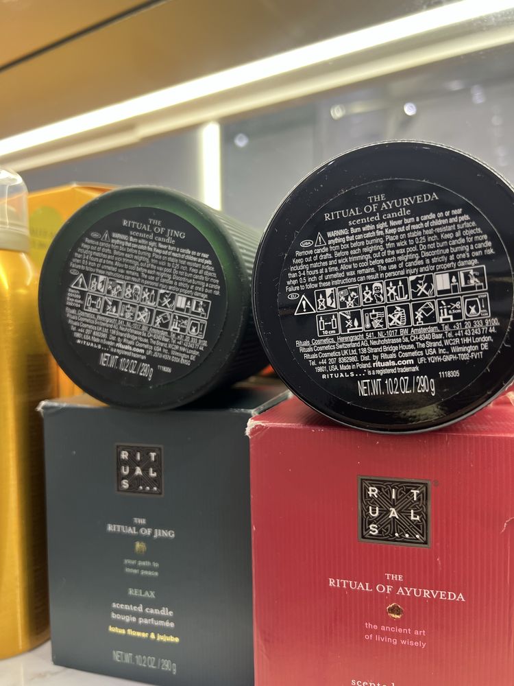Rituals пінка набір M 3 в 1 рітуалс оригінал Ayurveda Mehr свічка Homm
