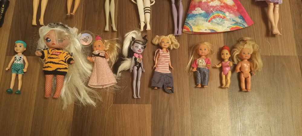 Lalki, figurki zestaw