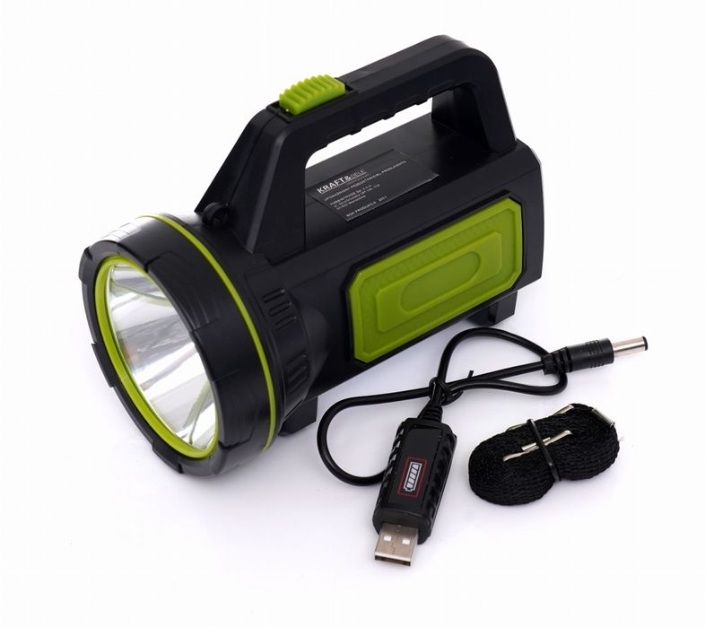 Latarka szperacz akumulatorowa 8000mAh Power bank 1200 lm