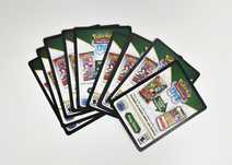 Kody live pokemon TCG Różne boxy/3-packi 10 sztuk