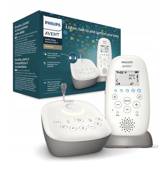 Niania elektroniczna Philips Avent  z melodią i gwiazdami
