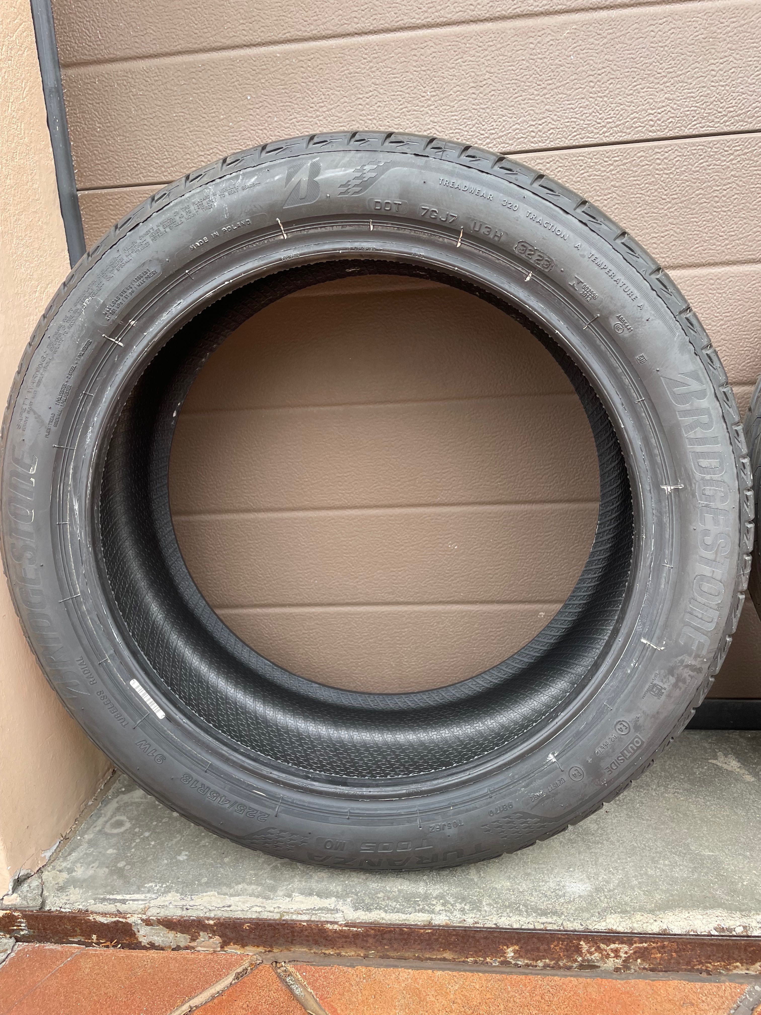 Bridgestone Turanza T005 225/45 R18 91 W MO - NOWE - 4 szt.