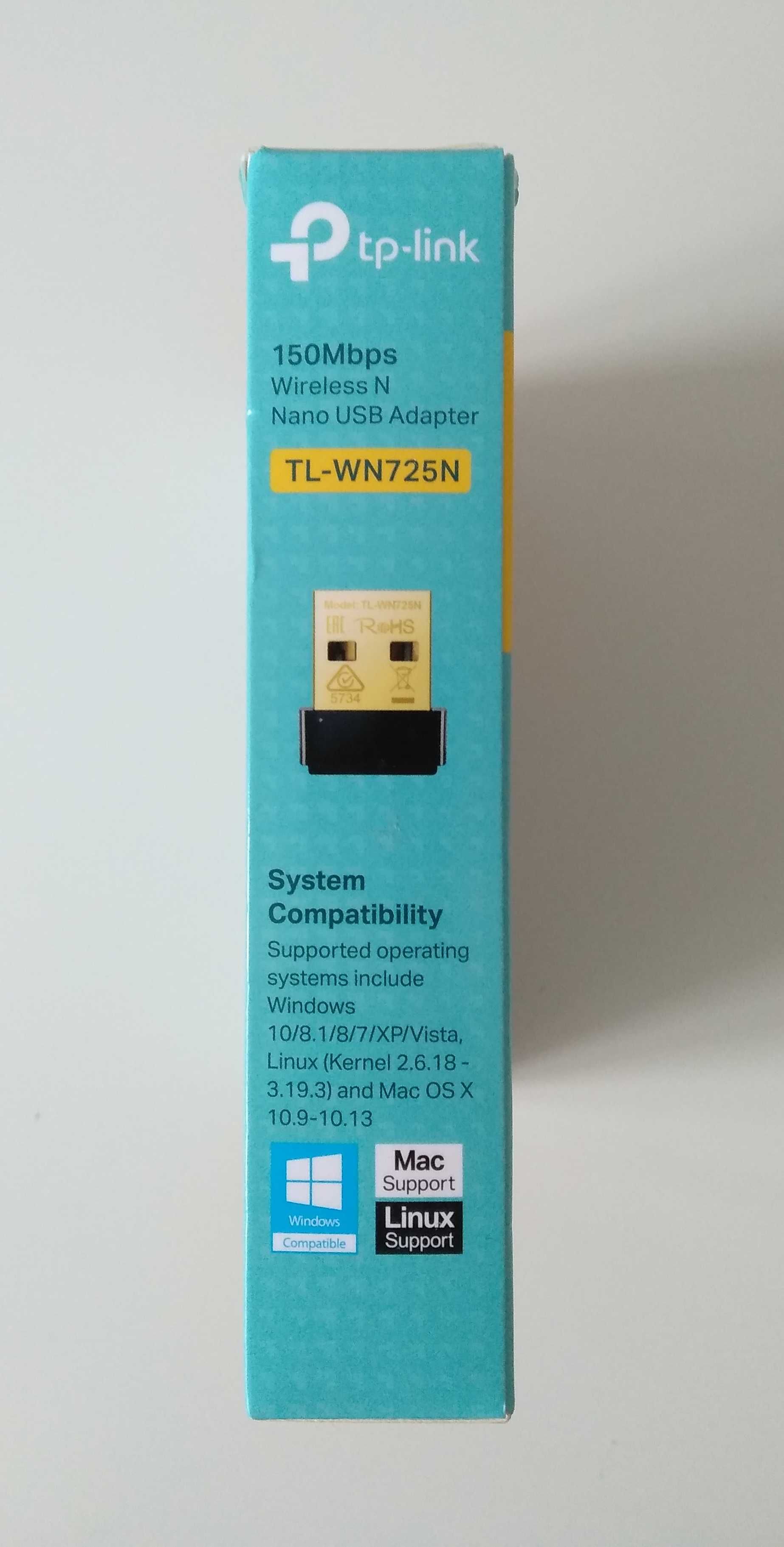 Безкоштовна доставка! TP-LINK TL-WN725N ультратонкий Wi-Fi USB адаптер