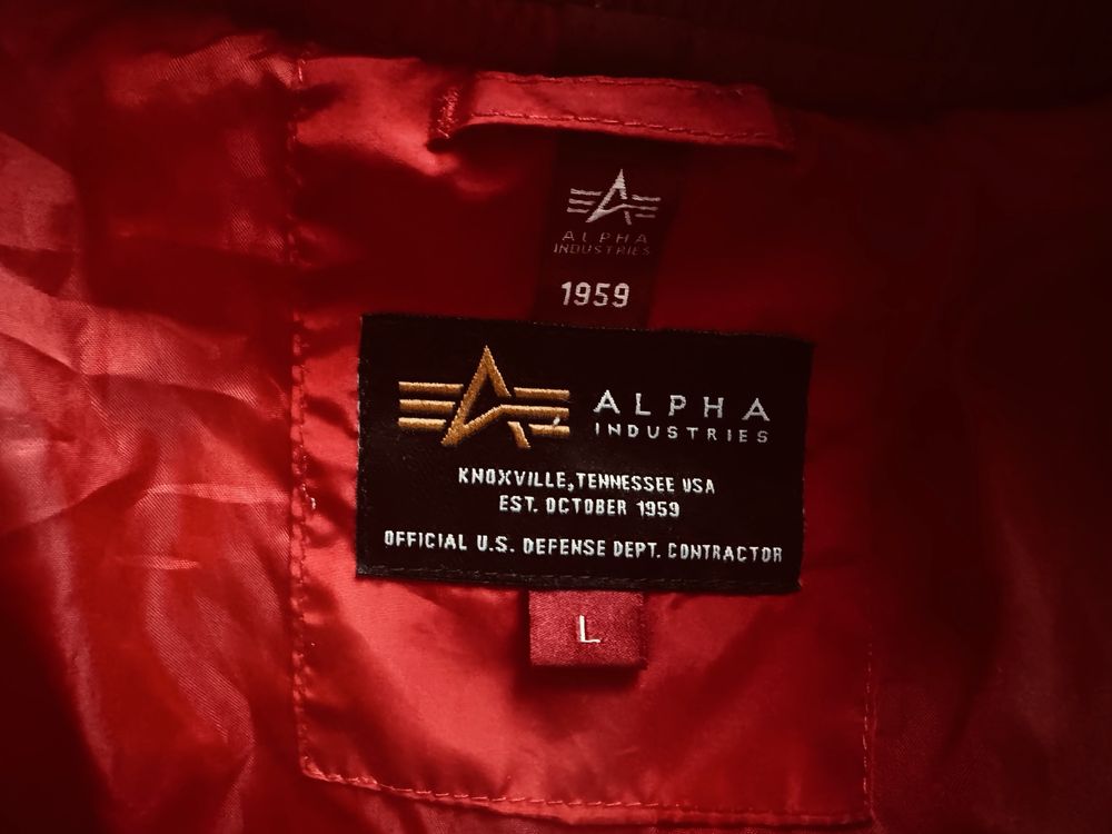 Kurtka alpha industries