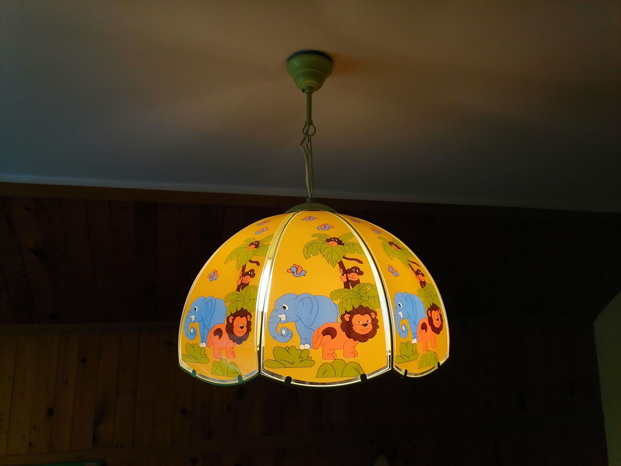 lampa wisząca w zwierzęta dziecięca do pokoju dziecięcego żyrandol