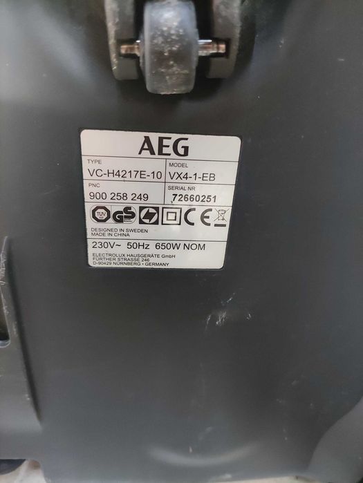 Aspirador de saco AEG VX4 - DP25
