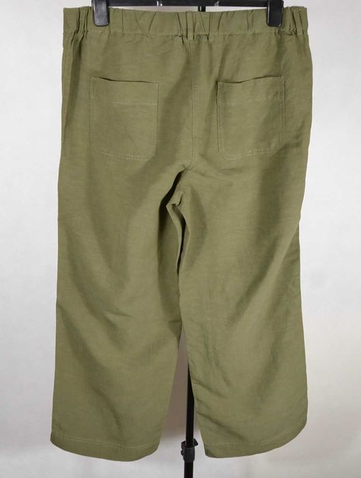 PETER HAHN Spodnie Damskie 46/48 Wiskoza Len Oryginalne Super Stan