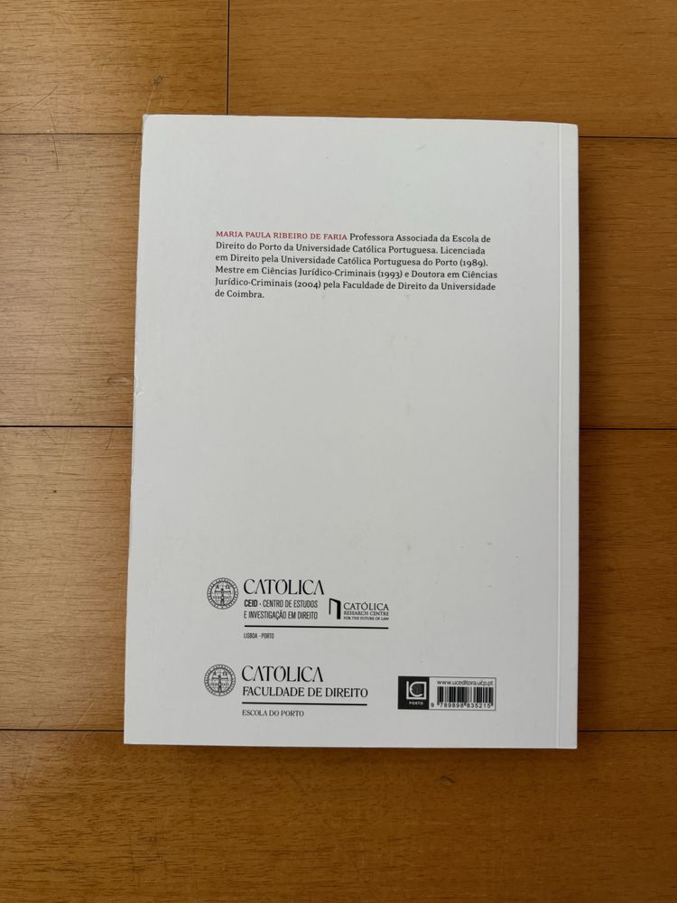 Livro Formas Especiais do Crime (Maria Paula Ribeiro de Faria)