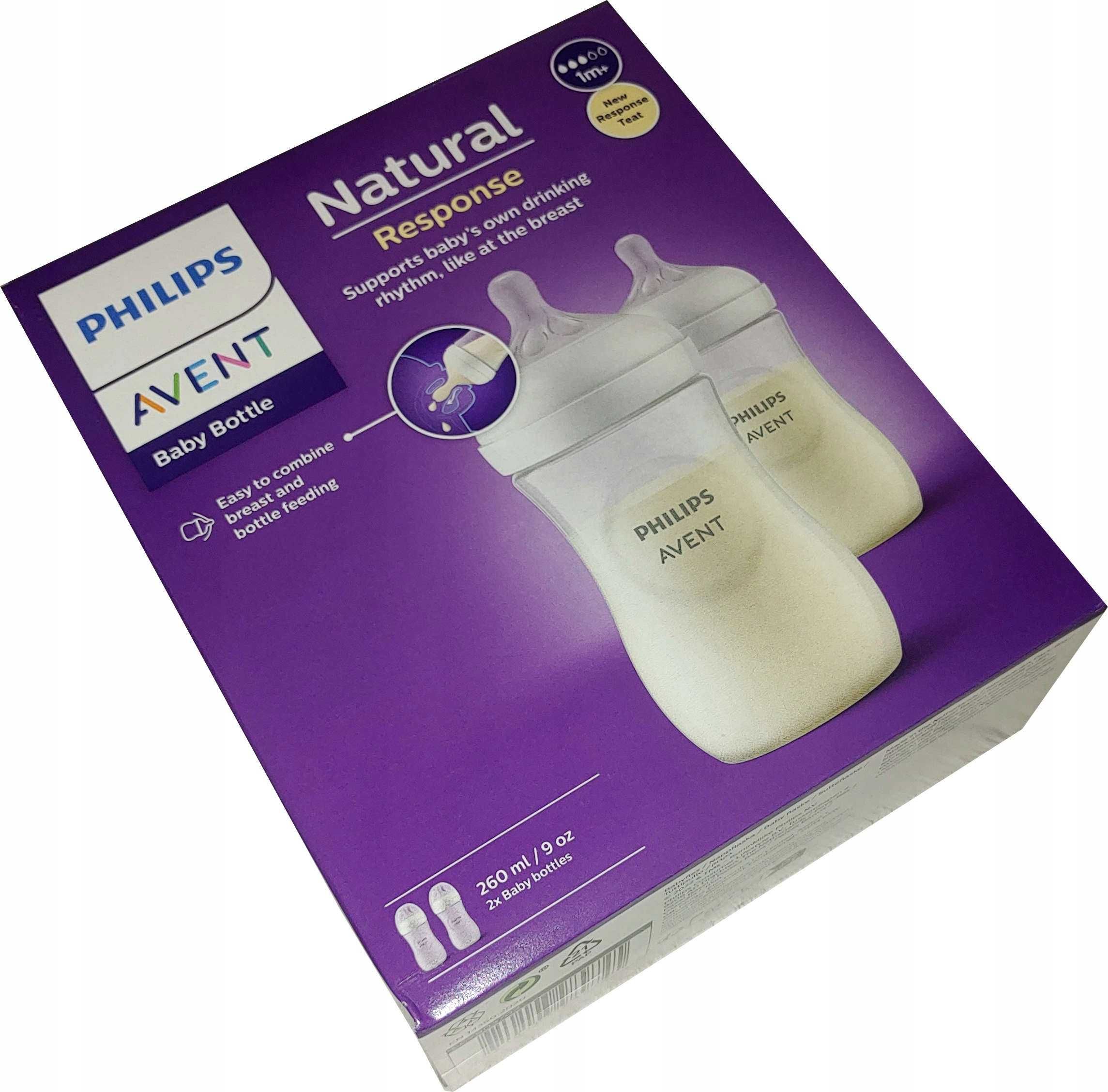 Zestaw 2x butelka Philips AVENT natural response 260ml