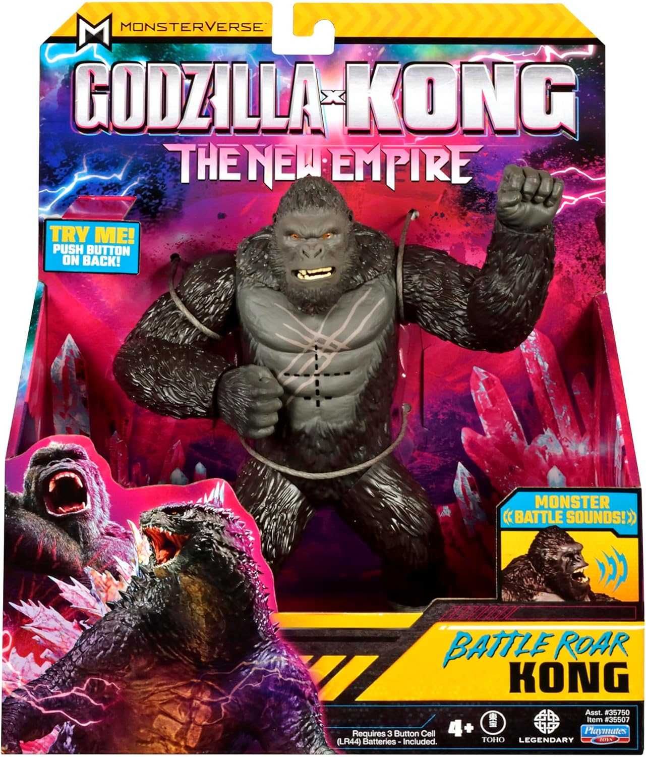 Конг Godzilla x Kong Battle Roar Готовий до бою Нова імперія 18см Кінг