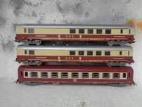 1:87 JOUEF Lote de 3 Carruagens de passageiros da DSG e DB